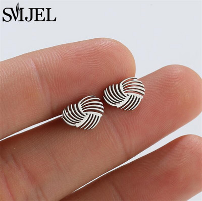 Izsmalcināti nerūsējošā tērauda mazi sirds auskari sievietēm kāzu rotaslietas līgavas māsa Oorbellen draudzene Valentīna dienas dāvana