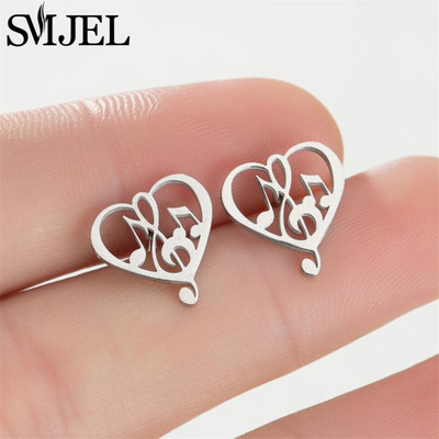 Izsmalcināti nerūsējošā tērauda mazi sirds auskari sievietēm kāzu rotaslietas līgavas māsa Oorbellen draudzene Valentīna dienas dāvana