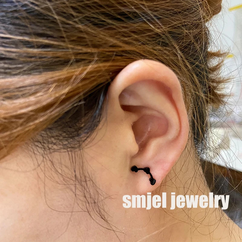 Izsmalcināti nerūsējošā tērauda mazi sirds auskari sievietēm kāzu rotaslietas līgavas māsa Oorbellen draudzene Valentīna dienas dāvana