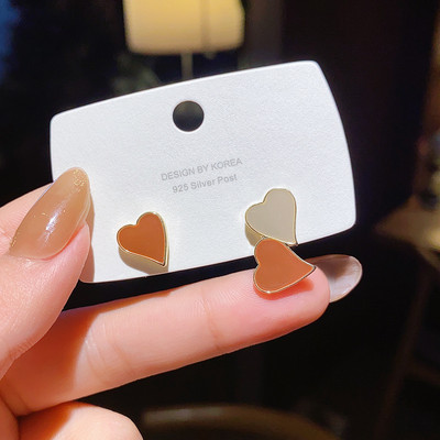 Korea INS uue retrogeomeetriaga mustast tsirkoonist kõrvarõngad naise isiksuse jaoks Lihtsad trendiga kõrvarõngad peened kõrvatarvikud