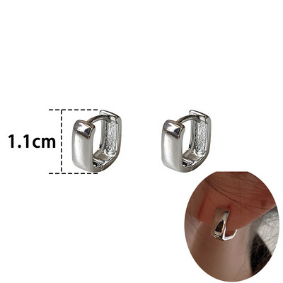 Statement Kullatud värviga kaetud paksu täherõngad tuhmumiskindlad naistele Huggies kõrvarõngad augustamine tarvik ehe kingitus