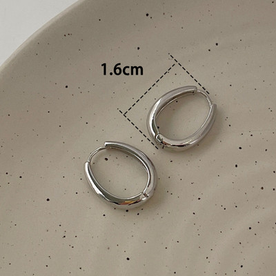 Statement Kullatud värviga kaetud paksu täherõngad tuhmumiskindlad naistele Huggies kõrvarõngad augustamine tarvik ehe kingitus