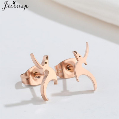 Armsad kuldsed roostevabast terasest dinosauruse kõrvarõngad naistele lastele ehted Minimalistlikud loomakõrvarõngad trukid Kawaii aksessuaar Brinco