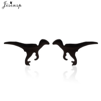 Armsad kuldsed roostevabast terasest dinosauruse kõrvarõngad naistele lastele ehted Minimalistlikud loomakõrvarõngad trukid Kawaii aksessuaar Brinco