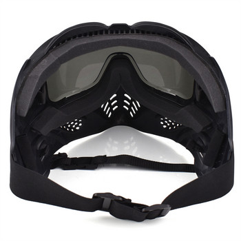 Η Zlangsports Tactical Paintball Airsoft Ολόκληρη Προστατευτική Μάσκα Προσώπου μπορεί να συνδυαστεί με Sport Camera CS Cosplay Halloween