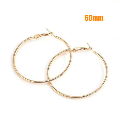 Uued rõngaskõrvarõngad 40mm 60mm 70mm suured siledad ümmargused kõrvarõngad korvpall Brincos silmuskõrvarõngad naistele Ehted Oorbellen