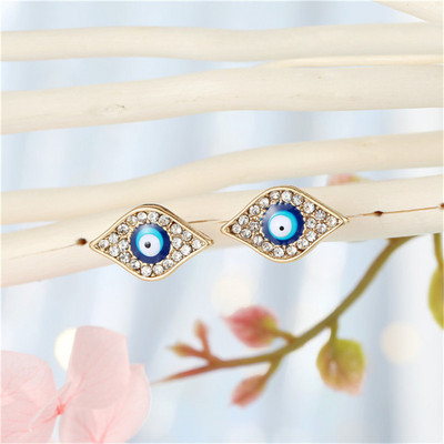 1Paar Heart Evil Eye Hoop kõrvarõngad naistele Kingitus Ehted Mood Lihtsad läikivad Türgi silmad Fatima käega geomeetrilised ringikujulised kõrvarõngad