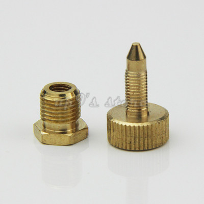 2 komplekti PCP M10x1 Airsoft sūknis augstspiediena sūkņa rezerves daļas Gaisa atgaisošanas skrūves vara 300bar/4500psi drošības atgaisošanas vārsta komplekts