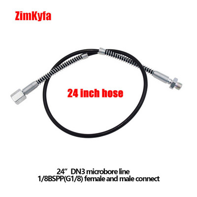 Kõrgsurve 630bar DN3 mikrosüdamlik laadimisvoolik koos murdumiskaitsega laadimispumba 1/8BSP jaoks