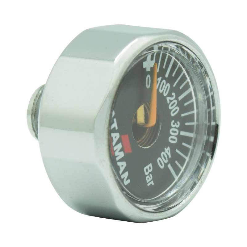 2tk/partii Paintballi gaasikontroll 300bar 400bar manomeetri keerme G1/8 või 1/8BSP