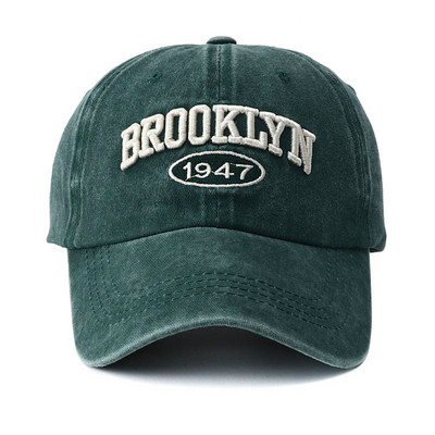 2023. aasta kvaliteetne Brooklyni tikandiga Snapback-müts meestele Vintage mustad rohelised pestud pesapallimütsid naistele Gorras Hombre