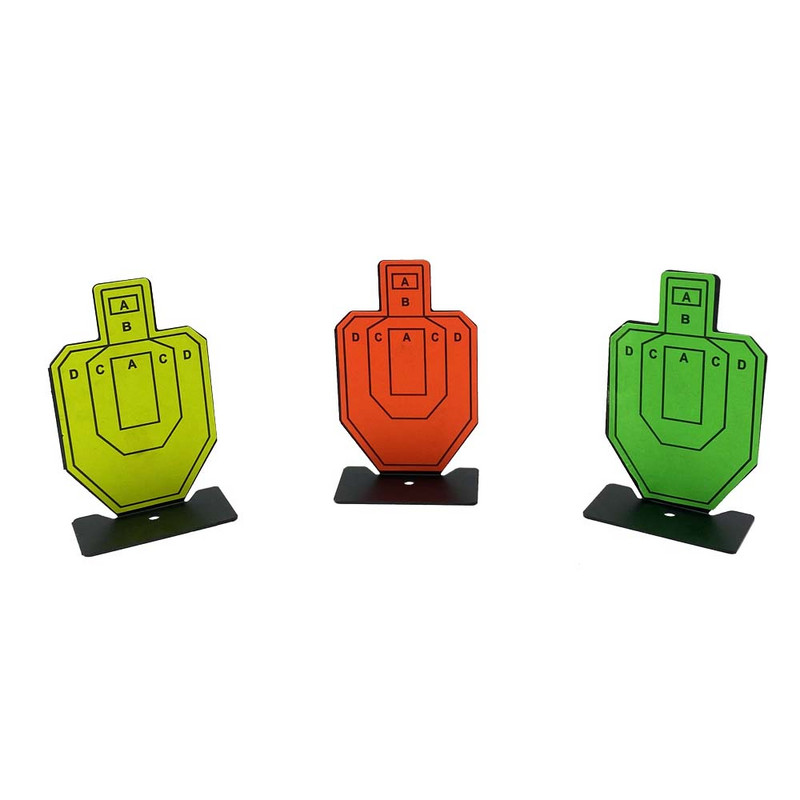 Mini-IPSC/IDPA süsinikterasest vesikuuli närv ja BB/Paint Ball Knock Down Field mini-laskmise sihtmärk täiskasvanutele ja lastele