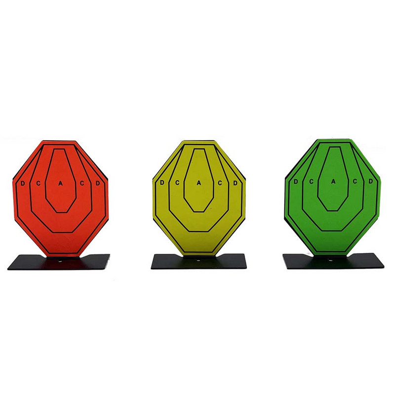 Mini-IPSC/IDPA süsinikterasest vesikuuli närv ja BB/Paint Ball Knock Down Field mini-laskmise sihtmärk täiskasvanutele ja lastele