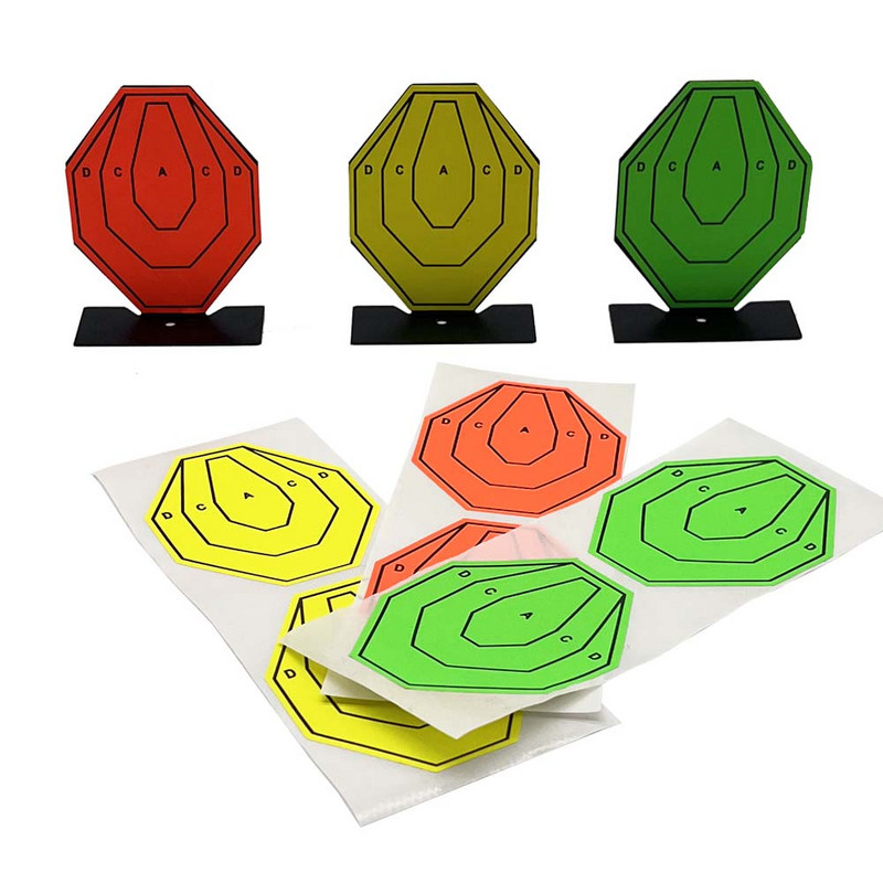 Mini-IPSC/IDPA süsinikterasest vesikuuli närv ja BB/Paint Ball Knock Down Field mini-laskmise sihtmärk täiskasvanutele ja lastele