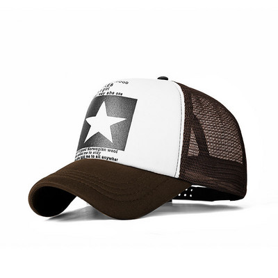 Modes burtu izšūšana beisbola cepure vīriešiem sievietēm vasaras elpojoša tīklveida cepure unisex hip hop Trucker Bone Gorras