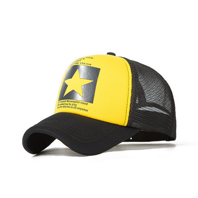 Modes burtu izšūšana beisbola cepure vīriešiem sievietēm vasaras elpojoša tīklveida cepure unisex hip hop Trucker Bone Gorras