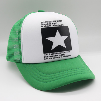 Modes burtu izšūšana beisbola cepure vīriešiem sievietēm vasaras elpojoša tīklveida cepure unisex hip hop Trucker Bone Gorras
