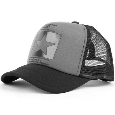 Modes burtu izšūšana beisbola cepure vīriešiem sievietēm vasaras elpojoša tīklveida cepure unisex hip hop Trucker Bone Gorras