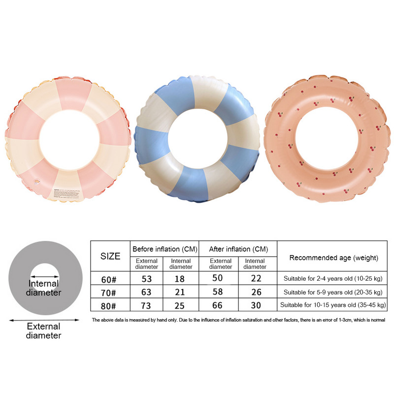 Sabiezināts peldēšanas riņķis piepūšamais baseina pludiņš pusaudžiem, peldēšanas aplis zīdaiņu peldbaseins ūdens rotaļlietas peldbaseina rotaļlietas