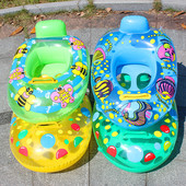 PVC baseina aplis gludas krāsas izlases peldbaseina pludiņi, nodilumizturīgi, mīksti unisex atkārtoti lietojami bērnu vasaras brīvdienām