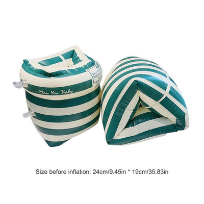 1 Ζεύγος Float Βραχίονας για ενήλικες Παιδικά φουσκωτά δαχτυλίδια μπράτσο κολύμβησης Πλωτήρες μπράτσων πισίνας με εκτύπωση PVC Αξεσουάρ κολύμβησης για ενήλικες για παιδιά