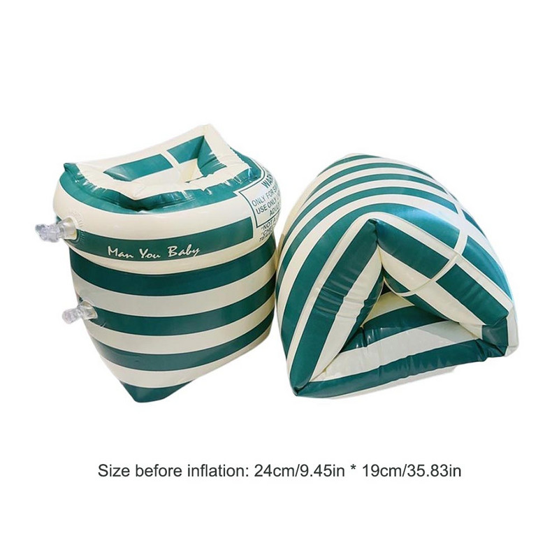 1 Ζεύγος Float Βραχίονας για ενήλικες Παιδικά φουσκωτά δαχτυλίδια μπράτσο κολύμβησης Πλωτήρες μπράτσων πισίνας με εκτύπωση PVC Αξεσουάρ κολύμβησης για ενήλικες για παιδιά