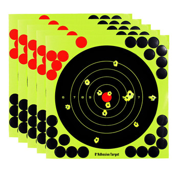 5-50 бр. Кръгли мишени Pasters Reactive Splatter Targets Стикери Хартия 8 инча Самозалепващи се стикери Аксесоари за обучение по стрелба