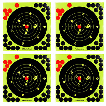 5-50 τμχ Στρογγυλά Target Pasters Reactive Splatter Targets Αυτοκόλλητο Χαρτί 8 ιντσών Αυτοκόλλητα Αυτοκόλλητα Αξεσουάρ εκπαίδευσης σκοποβολής