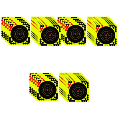 5-50 tk ümmargused sihikukleebised Reaktiivsed pritsmed sihtmärgid kleebispaber 8 tolli isekleepuvad kleebised lasketreeningu tarvikud