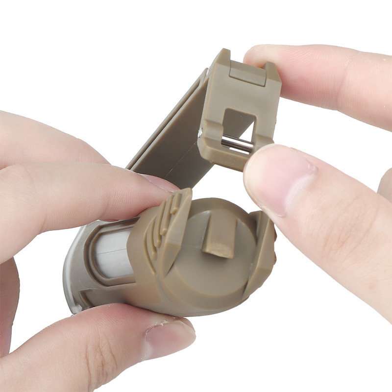 Αδιάβροχη θήκη συσκευασίας αποθήκευσης μπαταρίας Tactical Battery Container Box Store For CR123 AAA 18650 18350 Batteries Paintball Airsoft Accessories