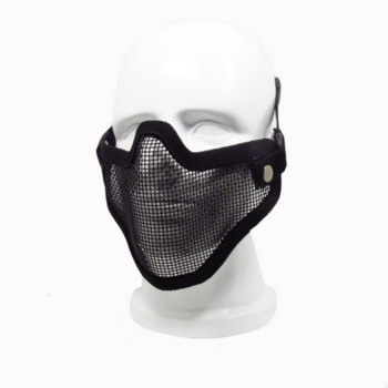 Strike Metal Mesh Skull Half Face Tactical Mask Army Military Hunting Accessories Lower Face Airsoft Paintball Маски