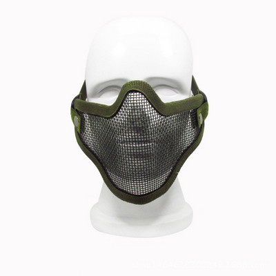 Strike Metal Mesh Skull Half Face Tactical Mask Army Military Hunting Accessories Lower Face Airsoft Paintball Masks