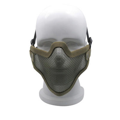 Strike Metal Mesh Skull Half Face Tactical Mask Army Military Hunting Accessories Lower Face Airsoft Paintball Masks