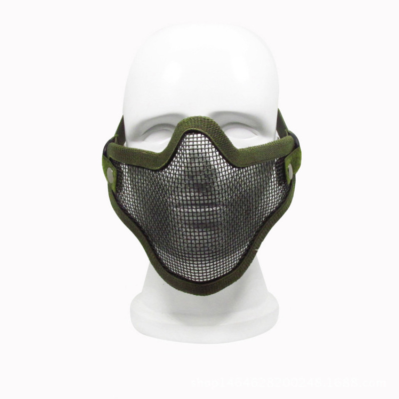 Strike Metal Mesh Skull Half Face Tactical Mask Army Military Hunting Accessories Lower Face Airsoft Paintball Masks