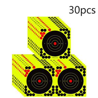5-30 kom./lot Naljepnice za pucanje u mete 8 inčni ljepljivi reaktivni samoljepljivi papir za pucanje u mete za obuku pucanja