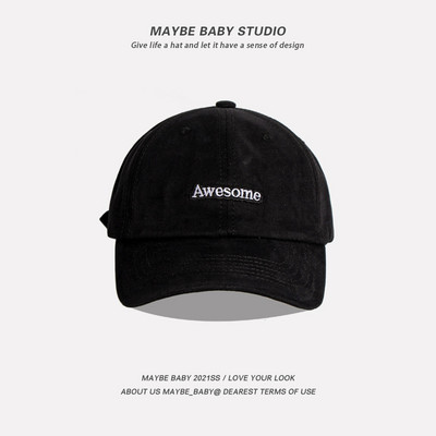 Nova modna korejska ljubavna pisma izvezena ženska bejzbol kapa za ležernu fotografiju pamučni šešir za par Hip hop uniseks šešir