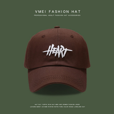 Nova modna korejska ljubavna pisma izvezena ženska bejzbol kapa za ležernu fotografiju pamučni šešir za par Hip hop uniseks šešir