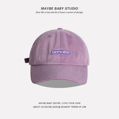 Nova modna korejska ljubavna pisma izvezena ženska bejzbol kapa za ležernu fotografiju pamučni šešir za par Hip hop uniseks šešir
