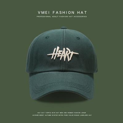 Nova modna korejska ljubavna pisma izvezena ženska bejzbol kapa za ležernu fotografiju pamučni šešir za par Hip hop uniseks šešir