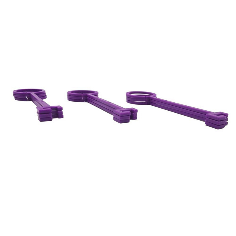 50 db Célakasztó Cél kampós Clip Gong ABS Cél akasztócső Céltartók Barkács összeszerelő állvány készlet Tartós