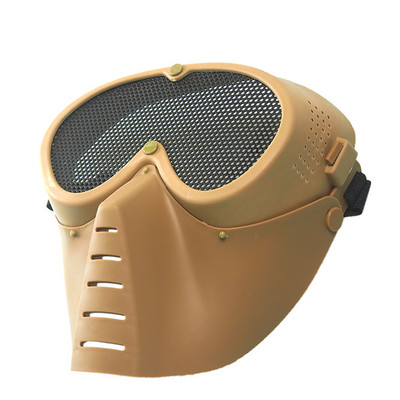 zlangsports Tactical Peintball Airsoft Full Face Protective Mask CS Cosplay Helovīna maskas