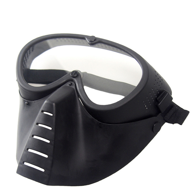 zlangsports Tactical Peintball Airsoft Full Face Protective Mask CS Cosplay Helovīna maskas