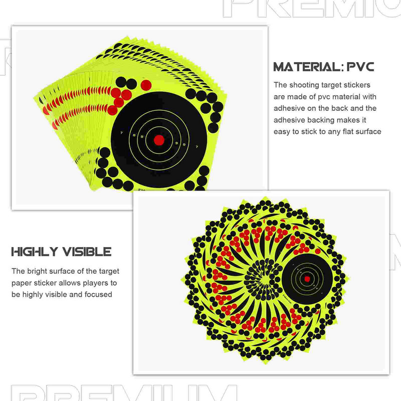 30 tk kleebised püstoli sihiku paberid mänguringide isekleepuvate pritsmemärkide jaoks