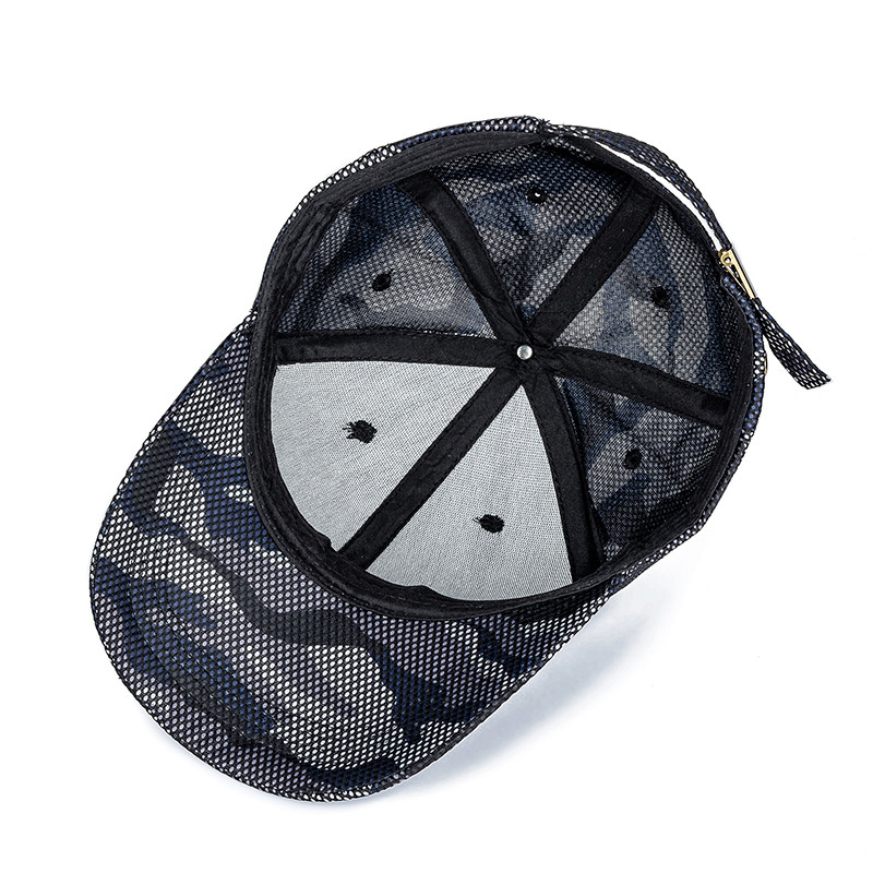 Νέο υπαίθριο περιστασιακό αθλητικό καπέλο για άνδρες καμουφλάζ καπέλο μπέιζμπολ Ανδρικό καπέλο καλοκαιρινού πλέγματος φορτηγού που αναπνέει