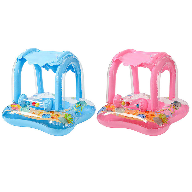 PVC baseina peldēšanas aplis gluds bērnu peldbaseina peldbaseins, nodilumizturīgs unisex atkārtoti lietojams, ērts pludmales ballītei