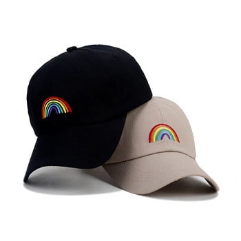 Unisex καπέλο μπέιζμπολ Rainbow κέντημα Αθλητικά καπέλα Καπέλο μόδας καπέλο για άνδρες Γυναικεία streetwear Καπέλα μπαμπάς