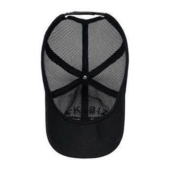 Ανδρικό διχτυωτό καπέλο μπέιζμπολ Αναπνεύσιμα καλοκαιρινά καπέλα Καπέλο μπαμπά Καπέλα ψαρέματος εξωτερικού χώρου Bone Gorras Καπέλο αντηλιακό καπέλο Trucker