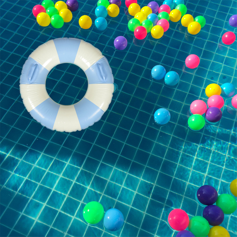 Triibuline ujumisrõngas, ujumisrõngas, laste sport, basseiniringi PVC ja naiste ujumine