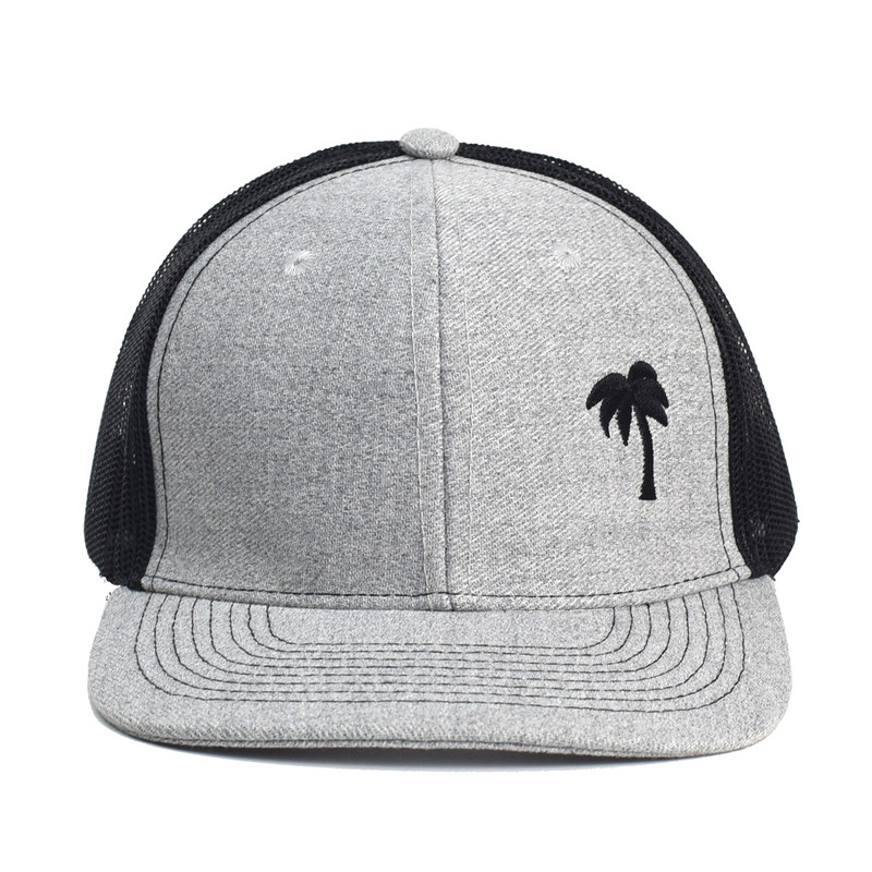 Moodne pesapallimüts täiskasvanutele võrkvõrgust hingavad mütsid Unisex suvepuu trükkimine müts Varjutus kevadsügis hip-hopi liibuv müts