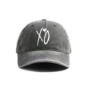 XO The Weeknd Baseball Cap Distressed Hats Cap Men Retro Outdoor Outdoor ρυθμιζόμενο Dad Hat MZ-390